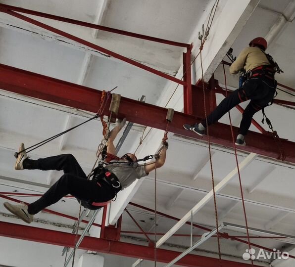 Обучение технологиям промышленного альпинизма