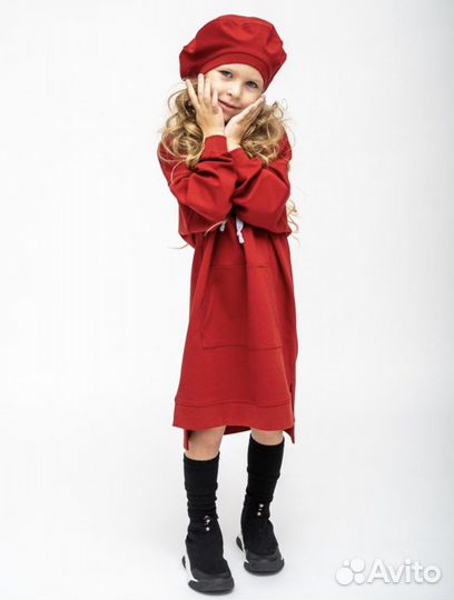 Берет для девочки 54-56