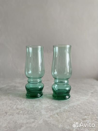 Вазы для цветов, цветное стекло СССР