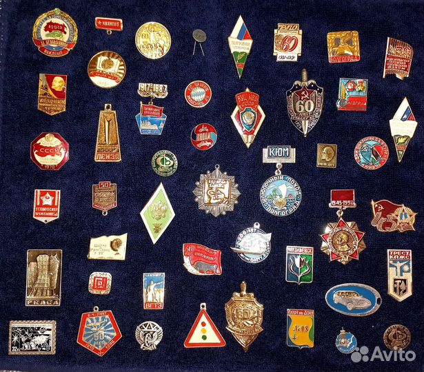 Значки старые разные