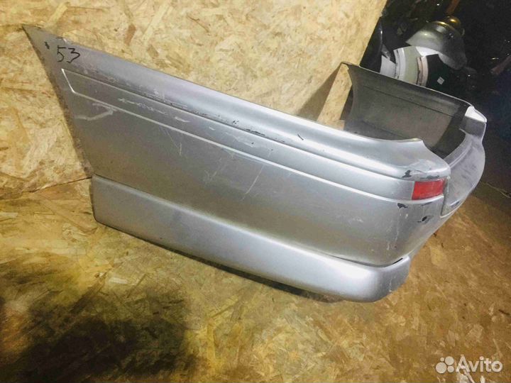 Бампер задний nissan Wingroad Y10 Серебродефекты