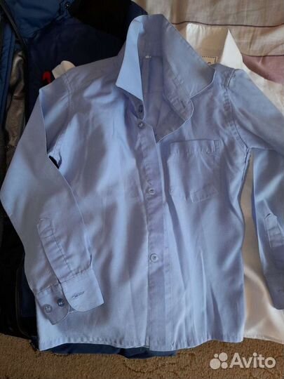 Рубашки школьные 120 рост