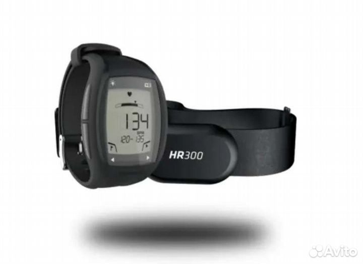 Часы с нагрудным пульсометром HR300 decathlon