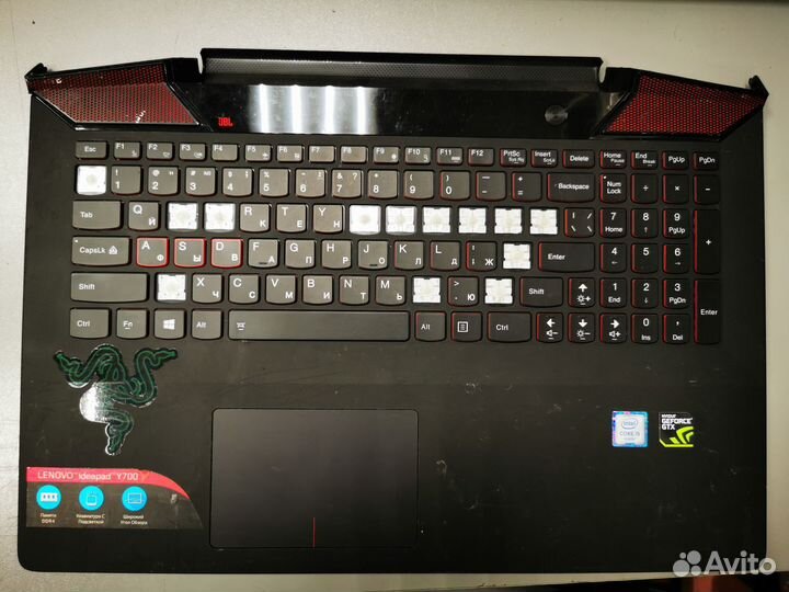 Топкейс для ноутбуков lenovo legion y520 y700
