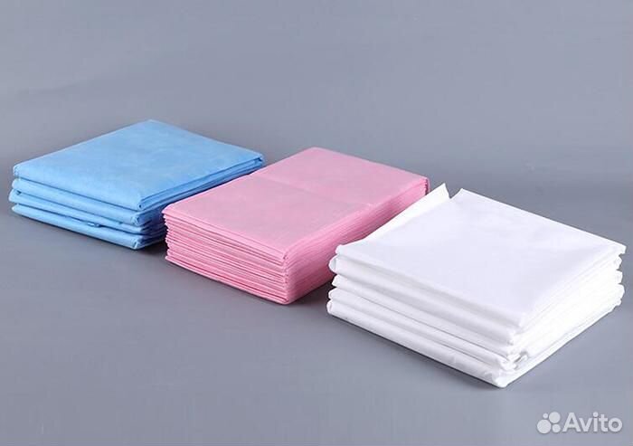 Простыни одноразовые в сложении