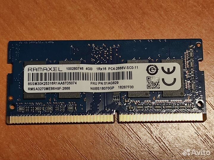 Sodimm DDR4 4Gb