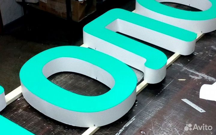 Объёмные буквы. Световые вывески