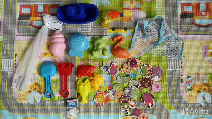 Набор для пляжа, формочки водяной пистолет