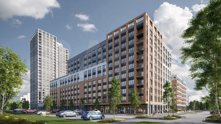 Квартира-студия, 33,9 м², 6/10 эт.