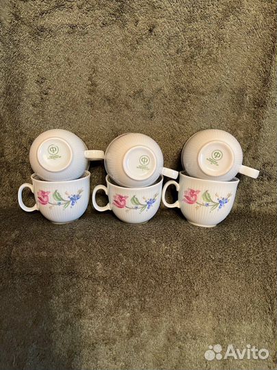 Чашки чайные, кофейные, Colditz (Кольдиц), гдр