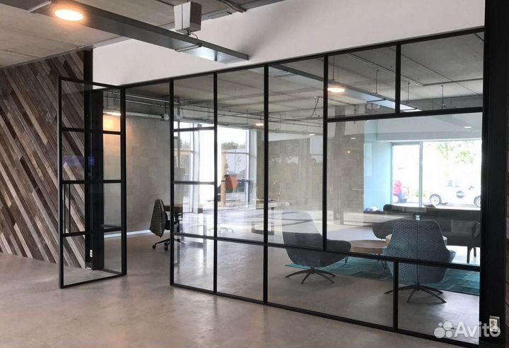 Стеклянные перегородки