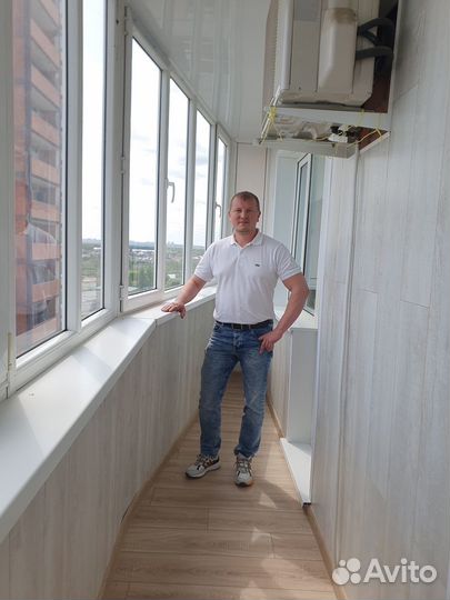 Обшивка балконов и лоджий, остекление 