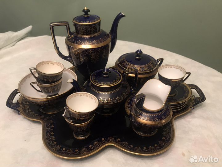 Сервиз кофейный старинный weimar