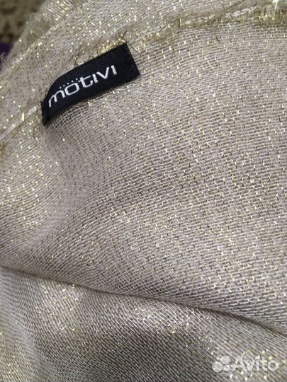Новый большой палантин с люрексом Motivi Италия