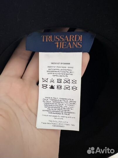 Шляпа Trussardi Jeans