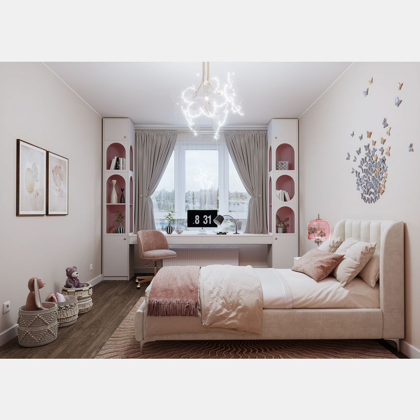 2-к. квартира, 52,1 м², 6/17 эт.