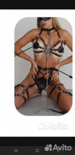 Кожаный костюм новый