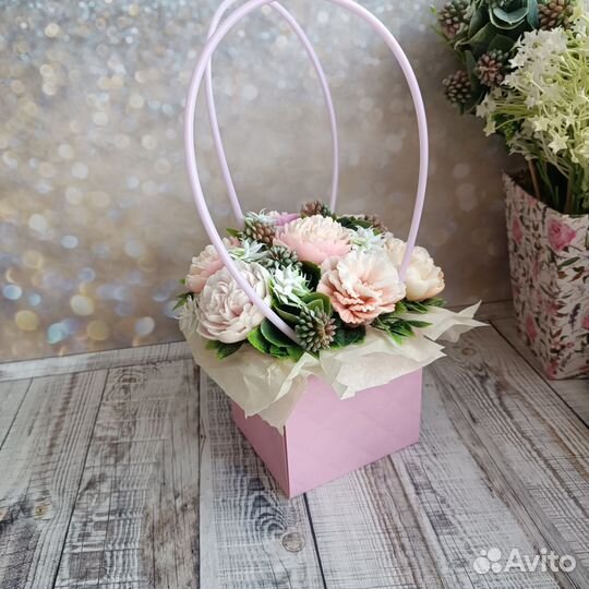 Букет из мыла подарок на 8 марта