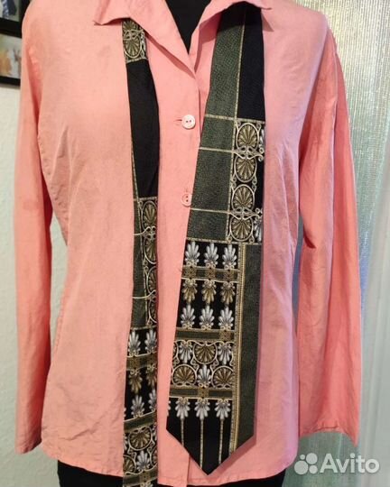 Галстук шелковый винтаж