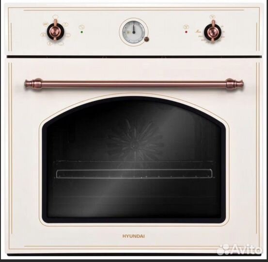 Новый духовой шкаф Hyundai HEO 6636 BE (бежевый)