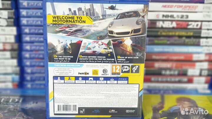 Диск PS4 The Crew 2