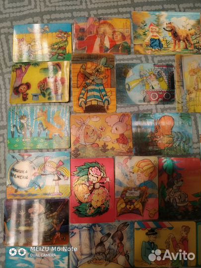 Переливные и стерео календарик СССР, 80 е года