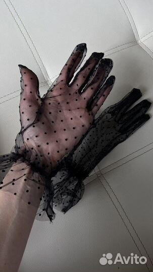 Перчатки женские кружевные