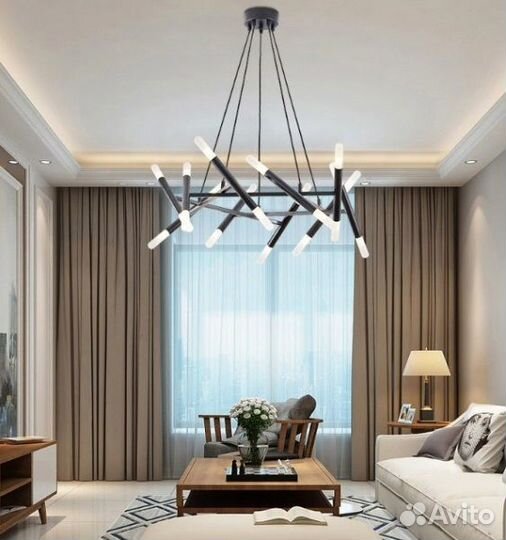 Светильник подвесной GL.12705 black/черный E14/50W