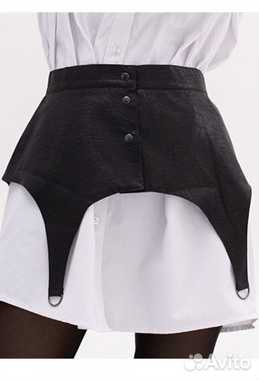 Кожаная баска пояс