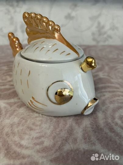 Рыбка фарфоровая СССР