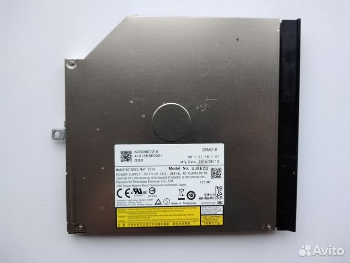 Привод DVD-RW Panasonic UJ8E2Q