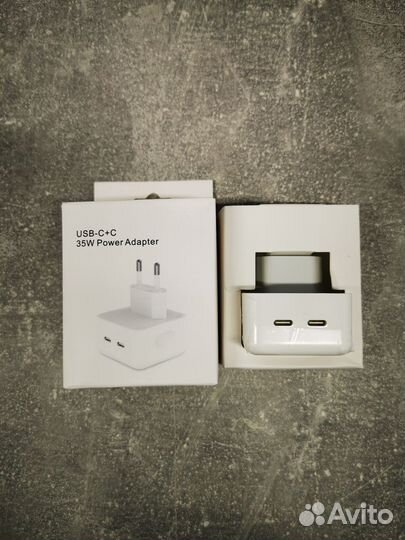 Блок зарядки iPhone 35w два разъема