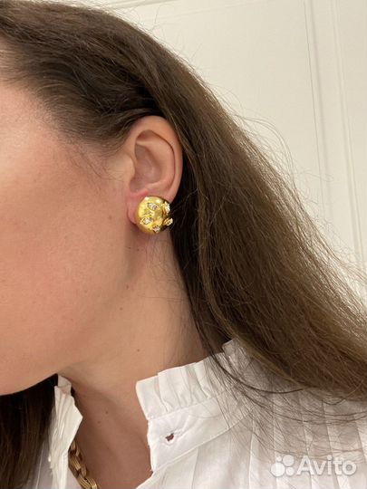 Винтажные клипсы, серьги Trifari,Monet,AFJ