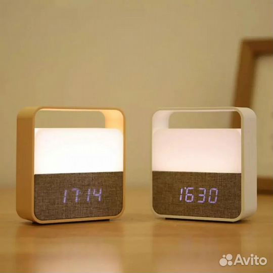 Умный будильник ночник midea clock alarm night