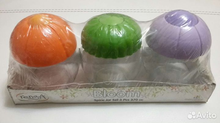 Набор из 3 банок для специй (новый) Турция