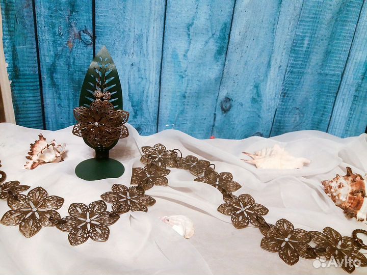Комплект серьги и пояс