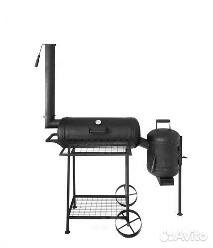 Угольный гриль, смокер-гриль (коптильня) 4в1