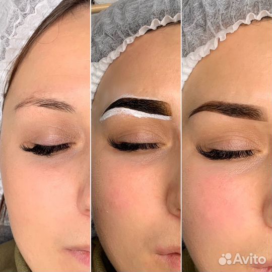 Биотатуаж бровей(окрашивание хной), м. Беломорская