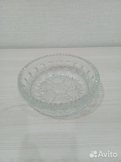 Конфетница пепельница стекло