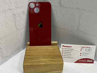 Заднее стекло на iPhone 13 mini (Red)