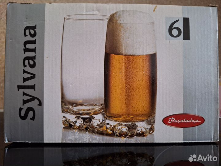 Набор стаканов новые 6 шт
