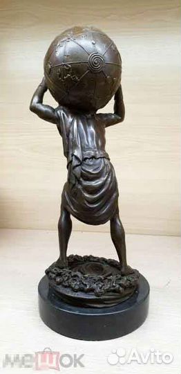 Атлант. Боги. Бронза. Статуэтка