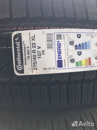 Continental ContiWinterContact TS 860S 275/40 R22 и 315/35 R22 107V