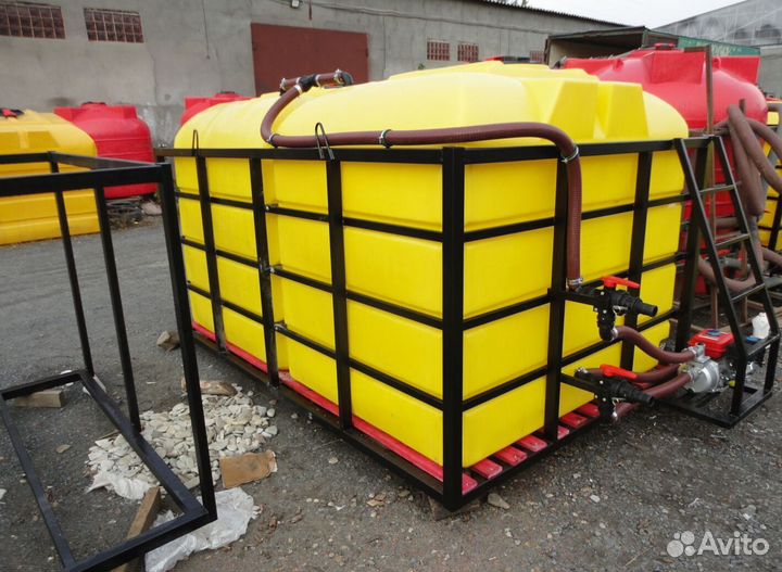 Кассета 10000 литров, мотопомпа