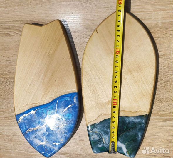 Доска разделочная с эпоксидной смолой