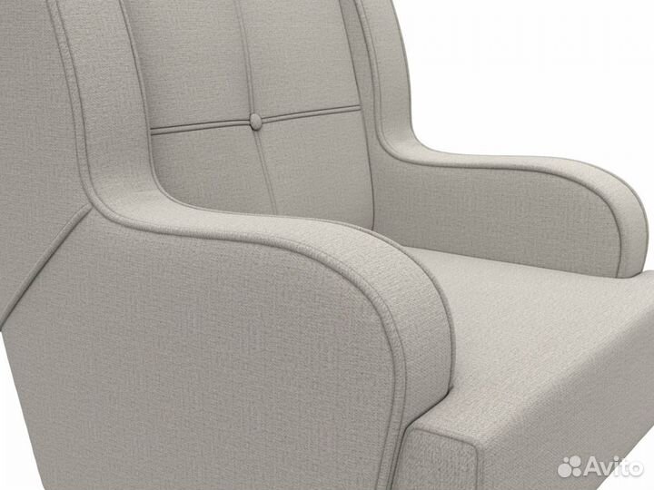 Кресло Неаполь, рогожка, амур бежевый. Москва и мо