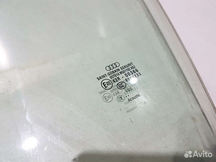 Стекло двери передней левой acoustic ауди а8 audi