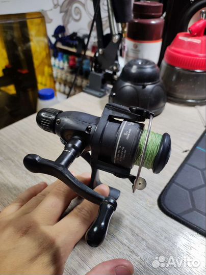 Катушка рыболовная 2000 с плетёнкой
