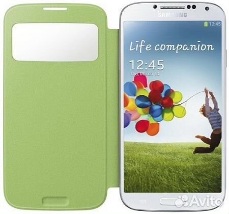 Оригинал Чехол samsung S4 (S-View Cover)