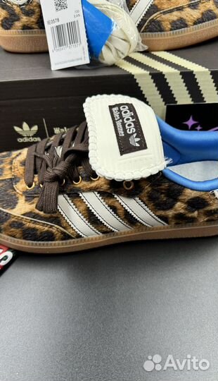 Adidas samba wales bonner leopard женские